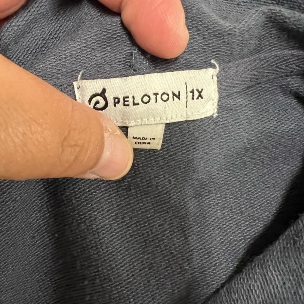 Peloton Womens Plus Blue Purple Long Sleeve Half Zip Make Your Mark Hoodie Sz 1X - Picture 8 of 12